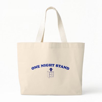 One Night Stand Canvas Bags by LushLaundry