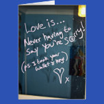 one nite stand - Valentine's Day card cards