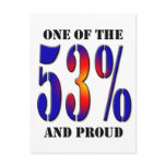 One of  the 53 Percent and Proud Taxpayer Postcard