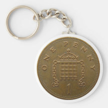 One Penny Key Chains