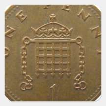 One Penny Sticker