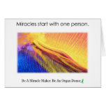 One Person Miracle cards