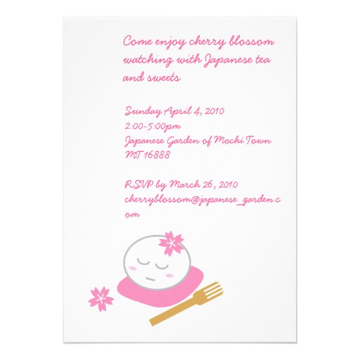 One Philosophical Mochi Invitation