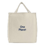 One Planet - Tote Bag embroidered bags