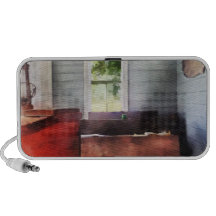 One Room Schoolhouse with Hurricane Lamp iPhone Speaker