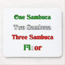 One Sambuca Mousemats