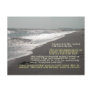 One Set of Footprints... Postcard