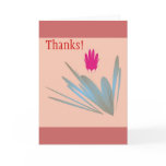 One single desert flower Gift products Card