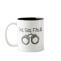 One Size Fits All Handcuffs Mugs