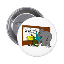 One size fits all pinback buttons