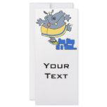 one step at a time funny dieting hippo rack cards
