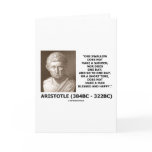 One Swallow Does Not Make A Summer Aristotle Quote Greeting Card