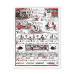 One, Two, Buckle My Shoe Postcard