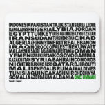 One Ummah Countries Mouse Pad