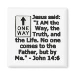 One Way Refrigerator Magnets