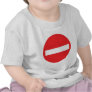 one-way street icon shirt