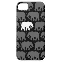 One White Elephant in a Herd iPhone 5 Case