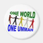 One World One Ummah Fridge Magnets