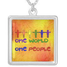 One World Personalized Necklace