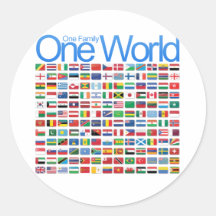 One World Stickers