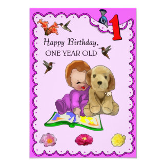 1 Year Old Birthday Cards, 1 Year Old Birthday Card Templates ...
