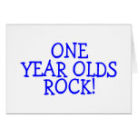 One Year Olds Rock (Blue) cards