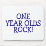 One Year Olds Rock (Blue) Mousepads