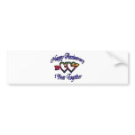One Year Together bumper stickers