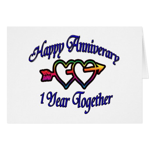 One Year Together Gifts TShirts, Art, Posters & Other Gift Ideas