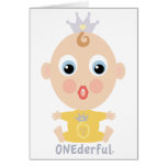 ONEderful BABY Face - yellow cards