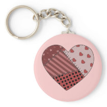Oneness Patchwork Heart - Country Western Keychains