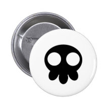 OniBaka Pins - Black Skull