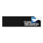 OnLife Bumper Sticker Ver. II Black bumper stickers