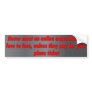 Online Acquaintances Bumper Sticker