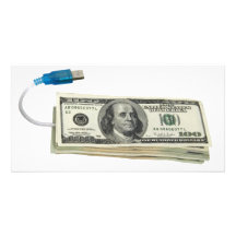 OnlineMoney070709 Photo Greeting Card