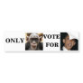 Only a Monkey would Vote Obama Bumper Stickers