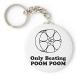 Only beating poom poom keychains