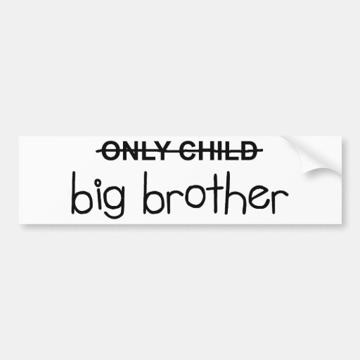 Only Big Brother Bumper Sticker