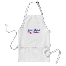 Only Child Big Sister Apron