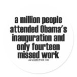 Only fourteen! round stickers