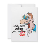 only have eyes for beer funny drinking design invitations
