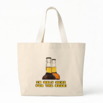 Only Here for the BEER! Canvas Bags