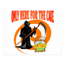 Only Here For The Cake Post Cards