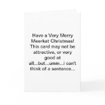 Only Text Christmas Card