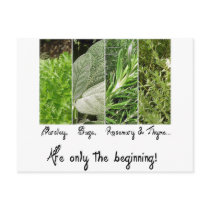 Only the Beginning Postcard