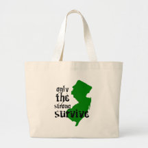 Only The Strong Survive Canvas Bags