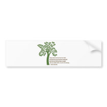 Only When The Last Tree Bumper Sticker