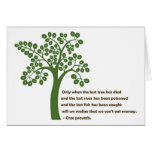 Only When The Last Tree cards