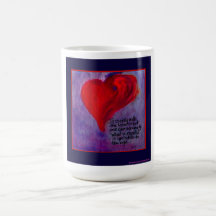 Only with the Heart 15 oz mug
