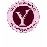 Only Yes Means Yes No Always Means No Awareness t-shirts